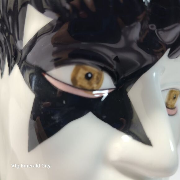 Vtg Kiss The STARCHILD Ceramic Face Mug By Spencer 2002 X Large Coffee Cup 3D - Picture 7 of 16